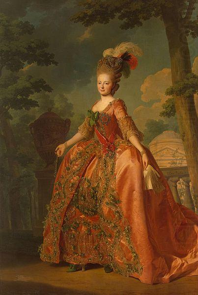 Portrait of Grand Duchess Maria Fiodorovna, Alexandre Roslin